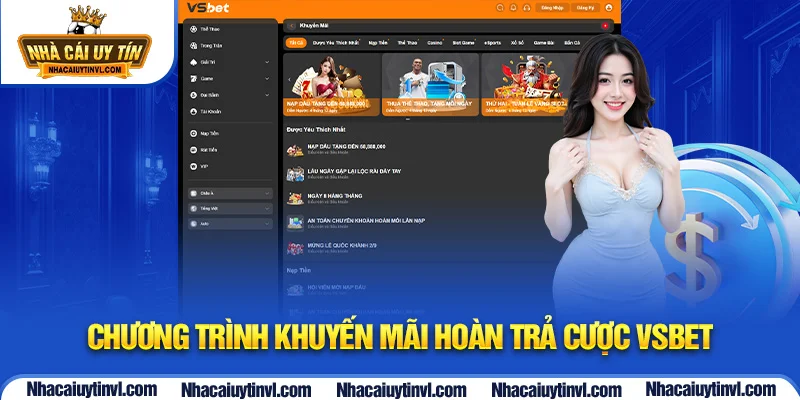 Chương trình khuyến mãi hoàn trả cược VSBET