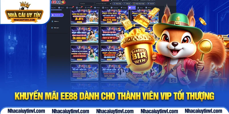 Khuyến mãi EE88 dành cho thành viên VIP tối thượng